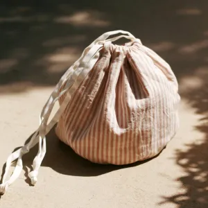LULU Handwoven Pouch Bag - Rose