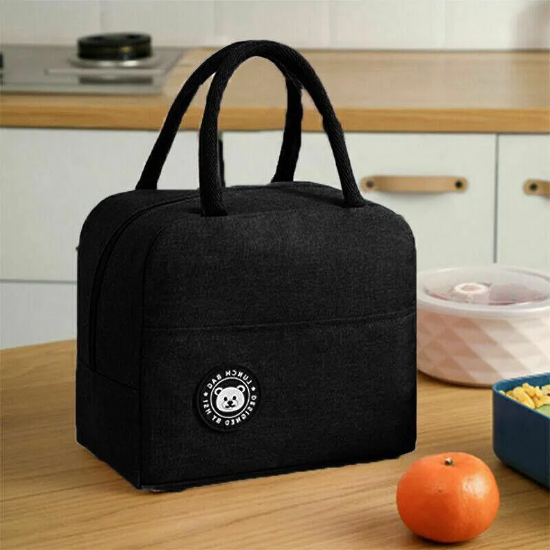 Lunch Bag Insulated Thermal Bag Carry Tote 5Styles 1PC
