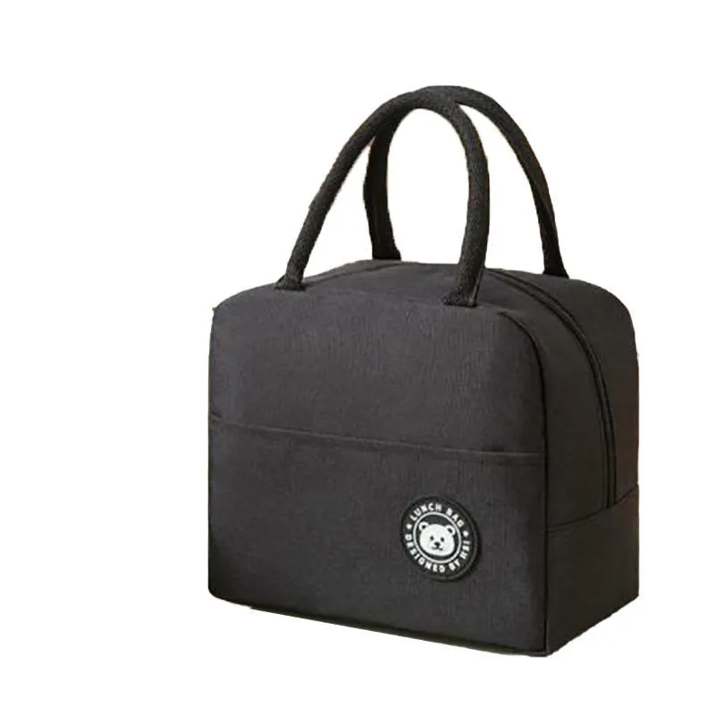 Lunch Bag Insulated Thermal Bag Carry Tote 5Styles 1PC