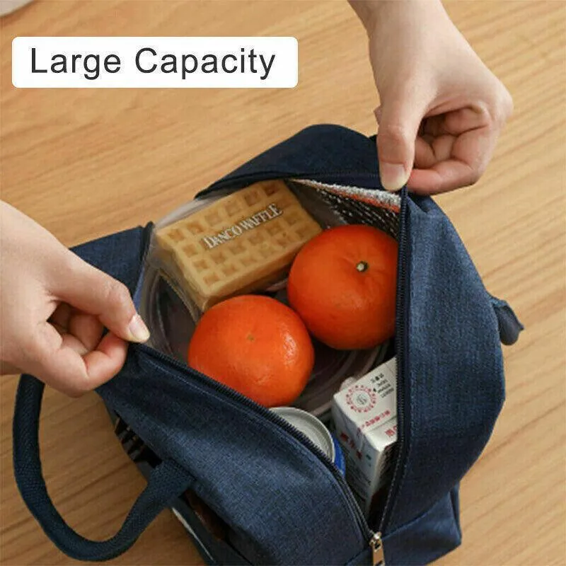 Lunch Bag Insulated Thermal Bag Carry Tote 5Styles 1PC