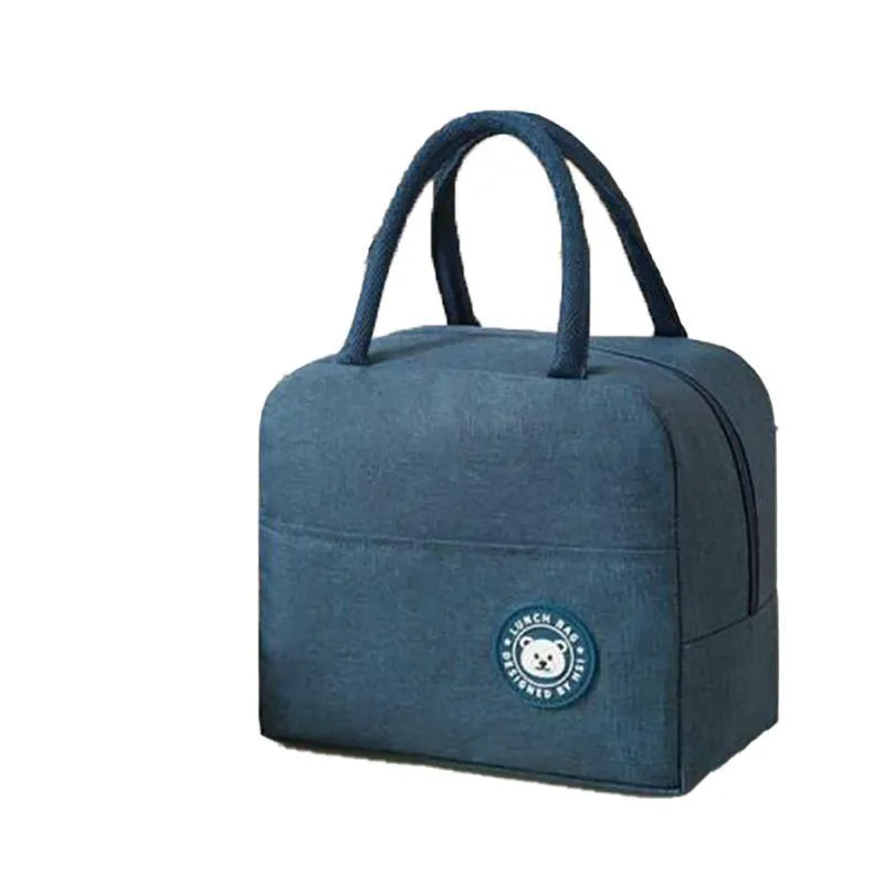 Lunch Bag Insulated Thermal Bag Carry Tote 5Styles 1PC