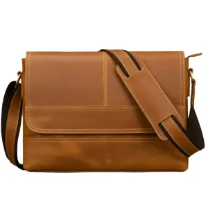 Luxury Designer Men's Messenger Bag – Genuine Leather Crossbody