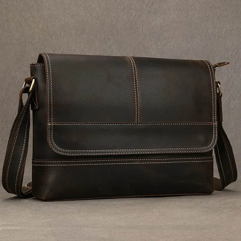 Luxury Designer Men's Messenger Bag – Genuine Leather Crossbody
