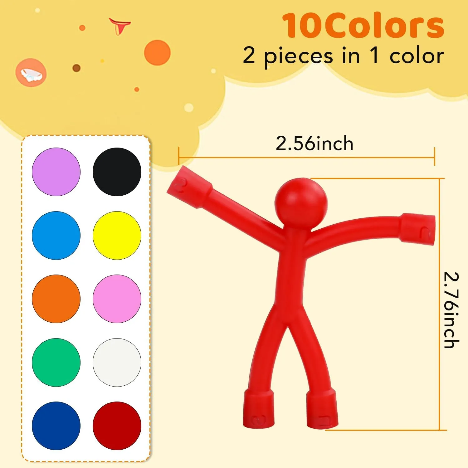 Magnetic Toys,Colourful Travel Toys,Magnetic Men,Magnetic People,Fridge Magnets,Magnets for Kids,Whiteboard,Easter,Refrigerator,Office - 30Pack