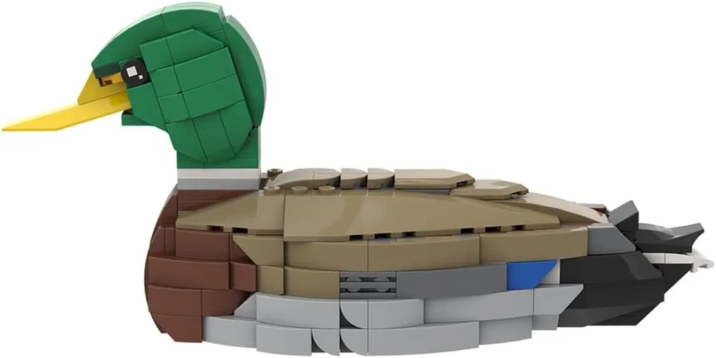 Mallard Mini Building Blocks and Construction Toy, Collectible Bird-Themed Model to Build and Display, Great Gift for Birthdays, Christmas (301 PCS)