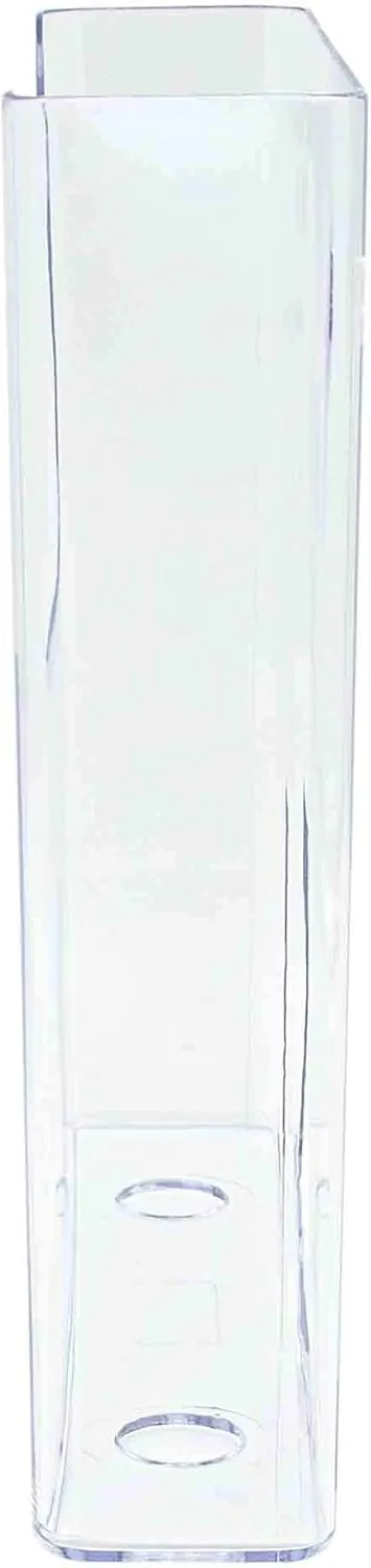 Marketing Holders 4 Pack 8.5" Wide Brochure Magazine Holder Clear Acrylic Single Pocket Catalog Display Rack with Hanging Hardware