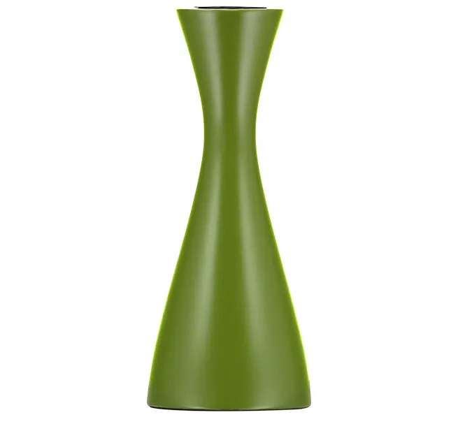 Medium Wooden Candleholder | Olive