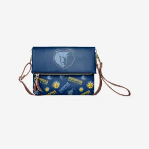 Memphis Grizzlies Printed Collection Foldover Tote Bag