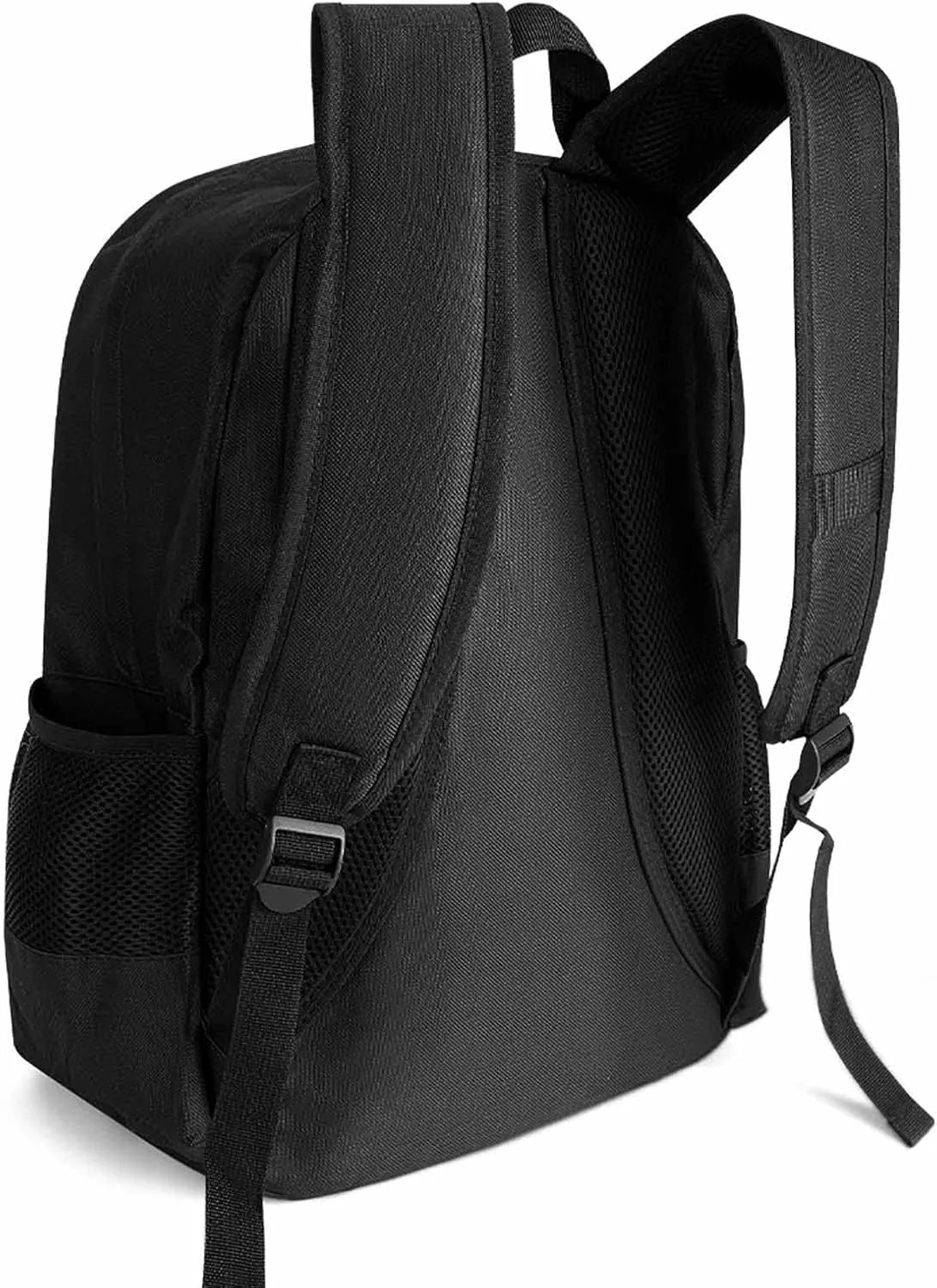 Men Women Lightweight Universe Galaxy Magic Wolf In The Space Art Backpack Large Capacity Carry On Bag With Padded Straps for Sports Work Walking Cycling