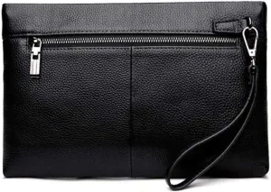 Men's Clutch，for Men Purse Wristlet Handbags Slim Bags with Portable Zipper Wristlet Purse