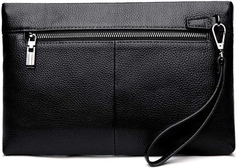 Men's Clutch，for Men Purse Wristlet Handbags Slim Bags with Portable Zipper Wristlet Purse