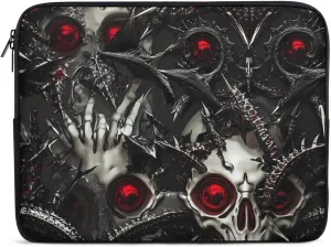 Metal Skull Death Thorns Fashion Laptop Sleeve Bag Computer Carrying Case for Business Office Travel