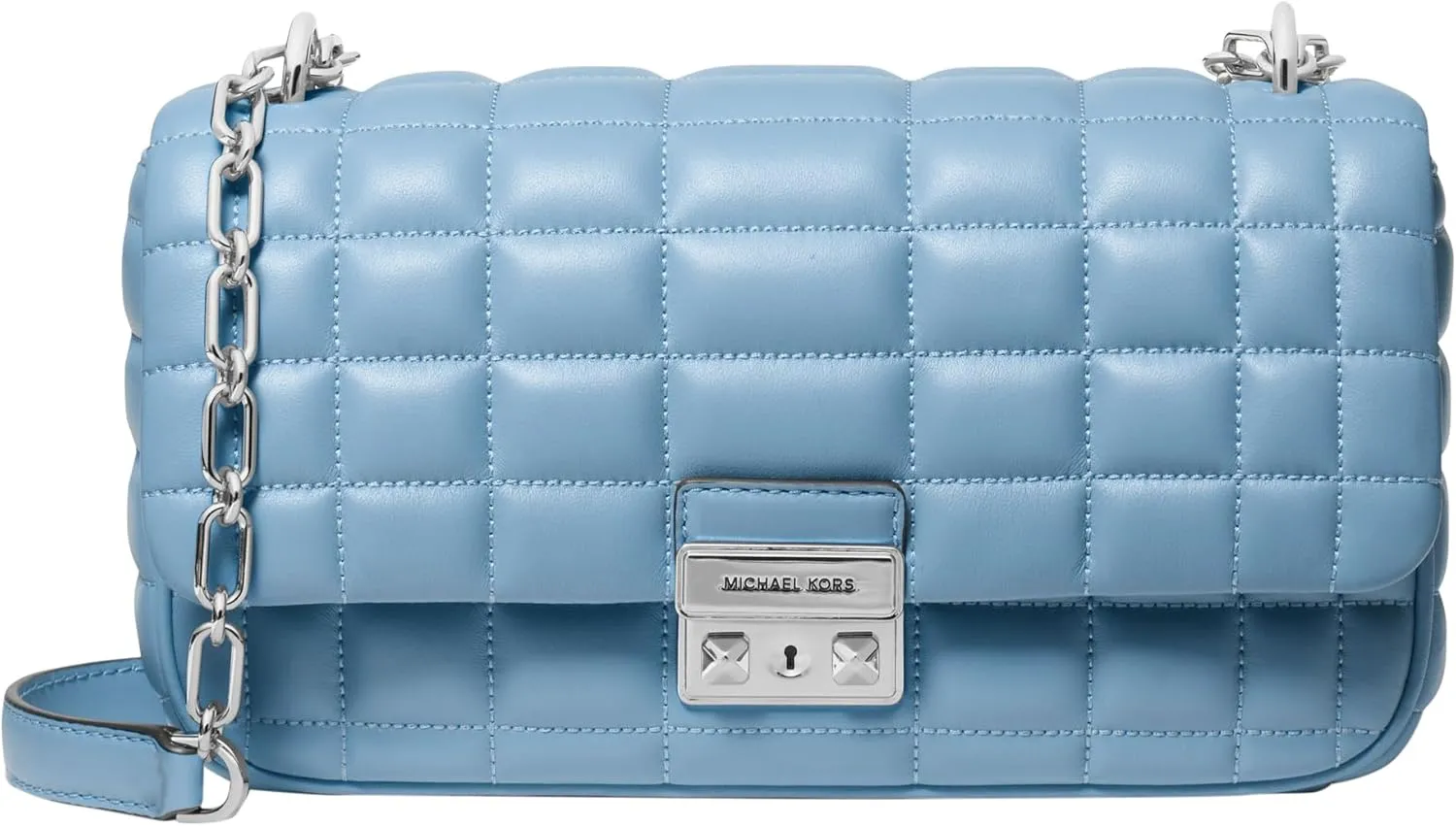 Michael Kors Tribeca Large Quilted Convertible Chain Shoulder Bag