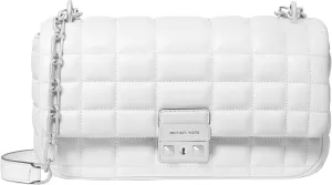 Michael Kors Tribeca Large Quilted Convertible Chain Shoulder Bag