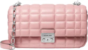 Michael Kors Tribeca Large Quilted Convertible Chain Shoulder Bag