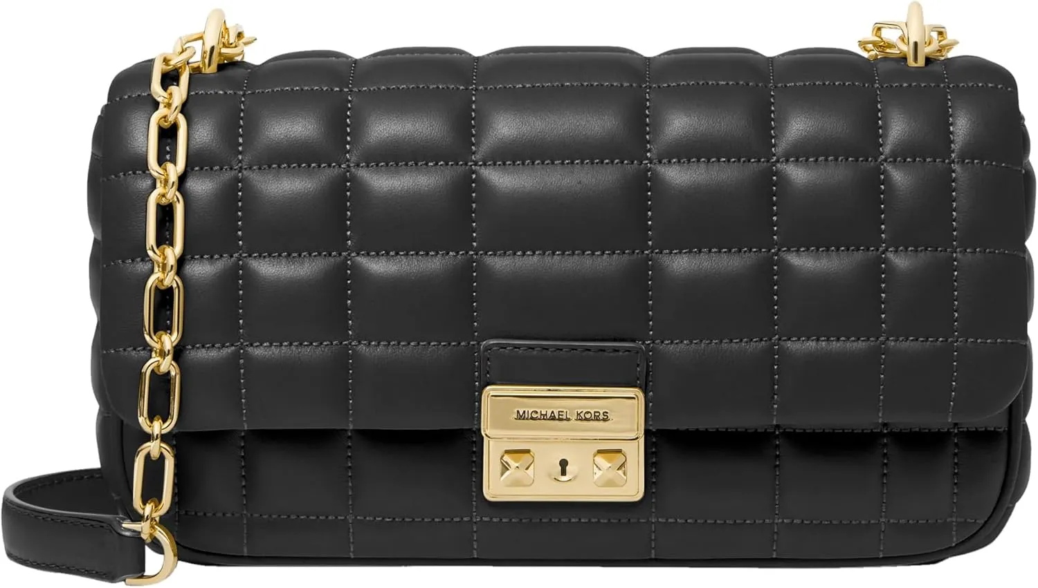 Michael Kors Tribeca Large Quilted Convertible Chain Shoulder Bag