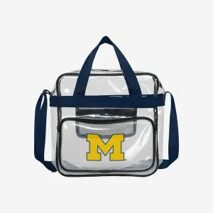 Michigan Wolverines Clear Messenger Bag