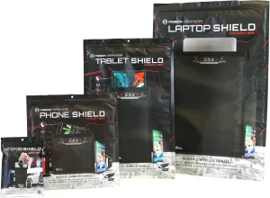 Mission Darkness Faraday Bag Bundle [Standard Collection] - Phone, Tablet, and Laptop Size Bags Included   Bonus Key fob Bag. RF Shielding, EMF Reduction, EMP Protection, Anti-Tracking & Hacking