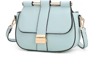 MKF Collection Crossbody Bag for Women, Vegan Leather Shoulder Bags Fashion Handbag Purse