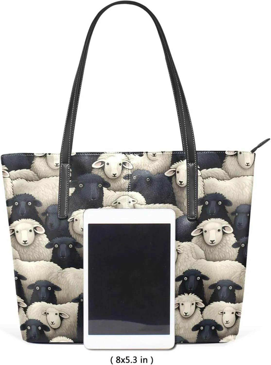 MNSRUU Boho Tote Bag Flowers Flamingo Travel Women Purses and Handbags