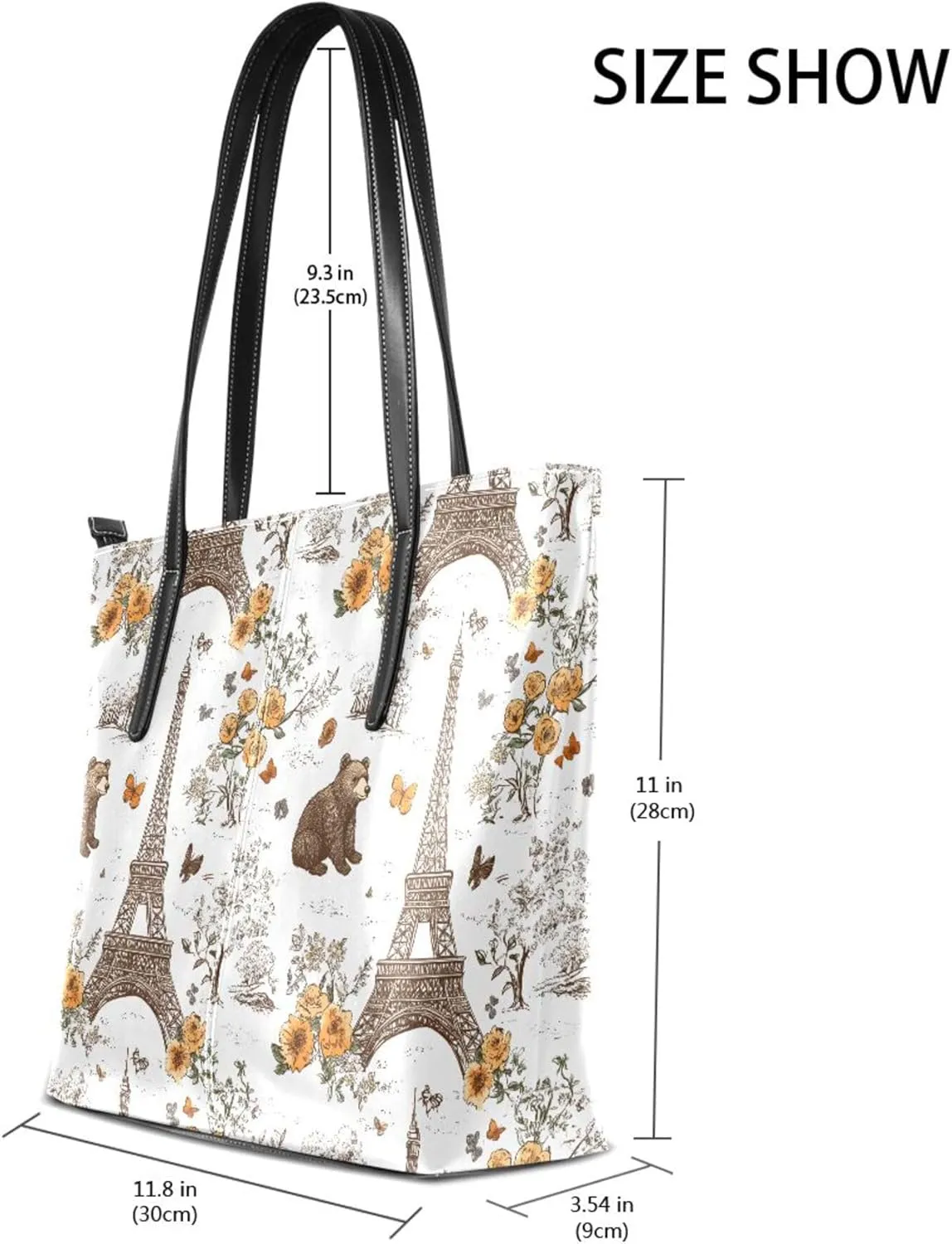 MNSRUU Tote Bag Pumpkin Rose Purses and Handbags