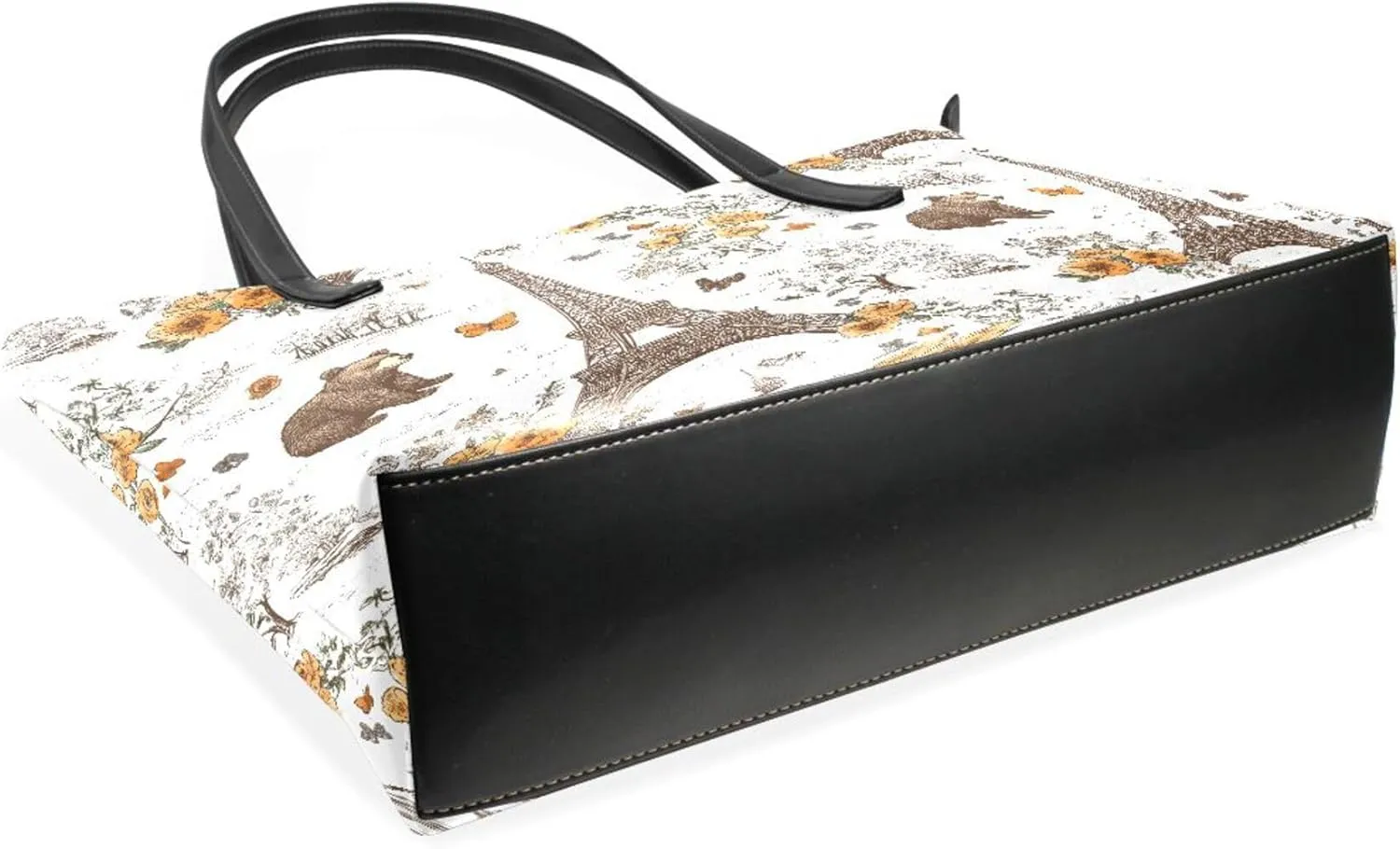 MNSRUU Tote Bag Pumpkin Rose Purses and Handbags