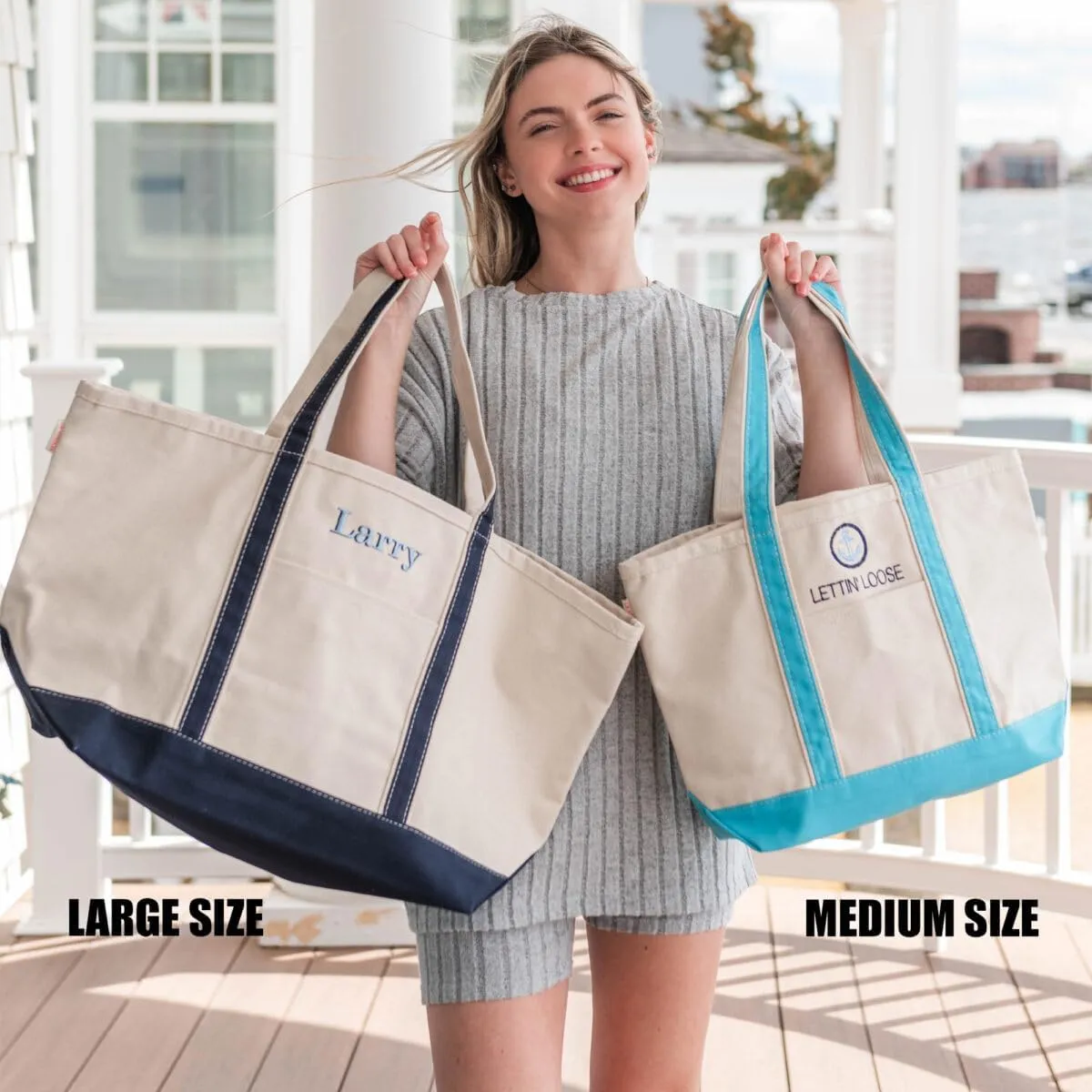 Monogrammed Tote Bags - beach bag, pool bag, summer tote bag, personalized tote bag, personalized canvas tote, sports bag