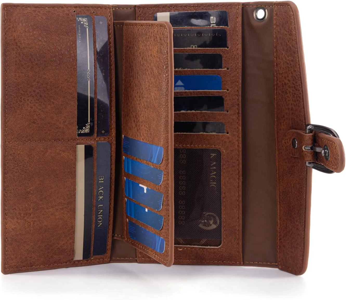 Montana West X Wrangler Womens Wallet Western Wristlet for Women Large Rfid Wallet With Detachable Credit Card Holder