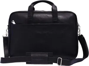 moosa'm. Leather Messenger Bag for Men & Women, Shoulder Bag with Detachable Shoulder Strap, Briefcase Laptop Bags for Work