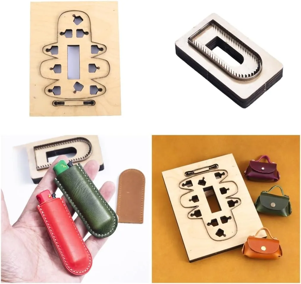 Multipurpose Leather Punches Die for Handbag Coin Holder Keychain Without Sewing Card Bag Bag Cutting Tool