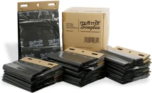 Mutt Mitt® Singles Dog Waste Header Bags - New Listing, Same 2,000 Bags perfect for 3 Dog Waste Stations - Single-Ply, thick bag with a bottom gusset, for safer, easier pick-up