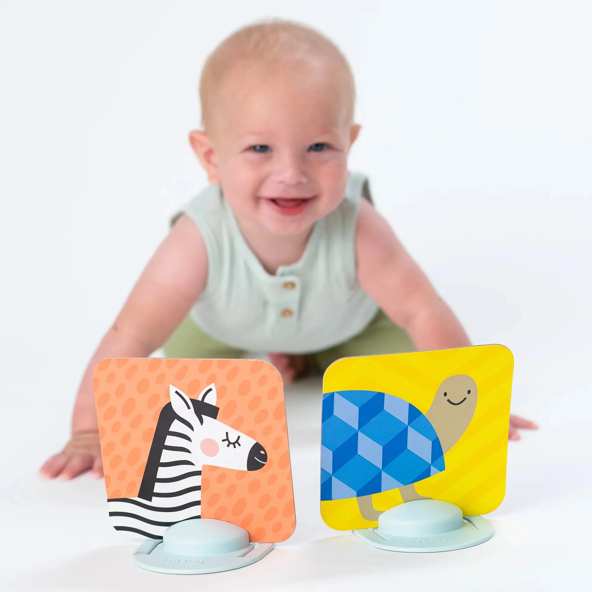 My first Tummy Time Contrast Cards - Taf Toys