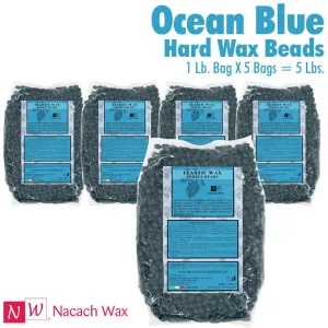 Nacach Wax - Ocean Blue Hard Wax Beads / 5 Lbs.