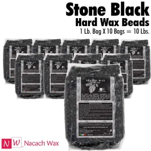 Nacach Wax - Stone Black Hard Wax Beads / 10 Lbs.