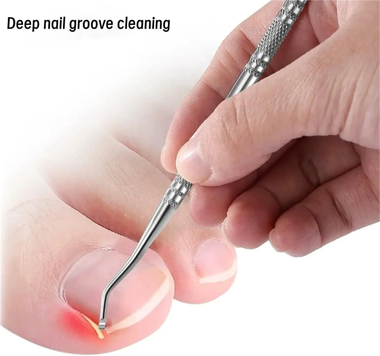 Nail Clippers Professional Hawkbill Nail Clippers with Nail Pick Trimmer(Blue set)