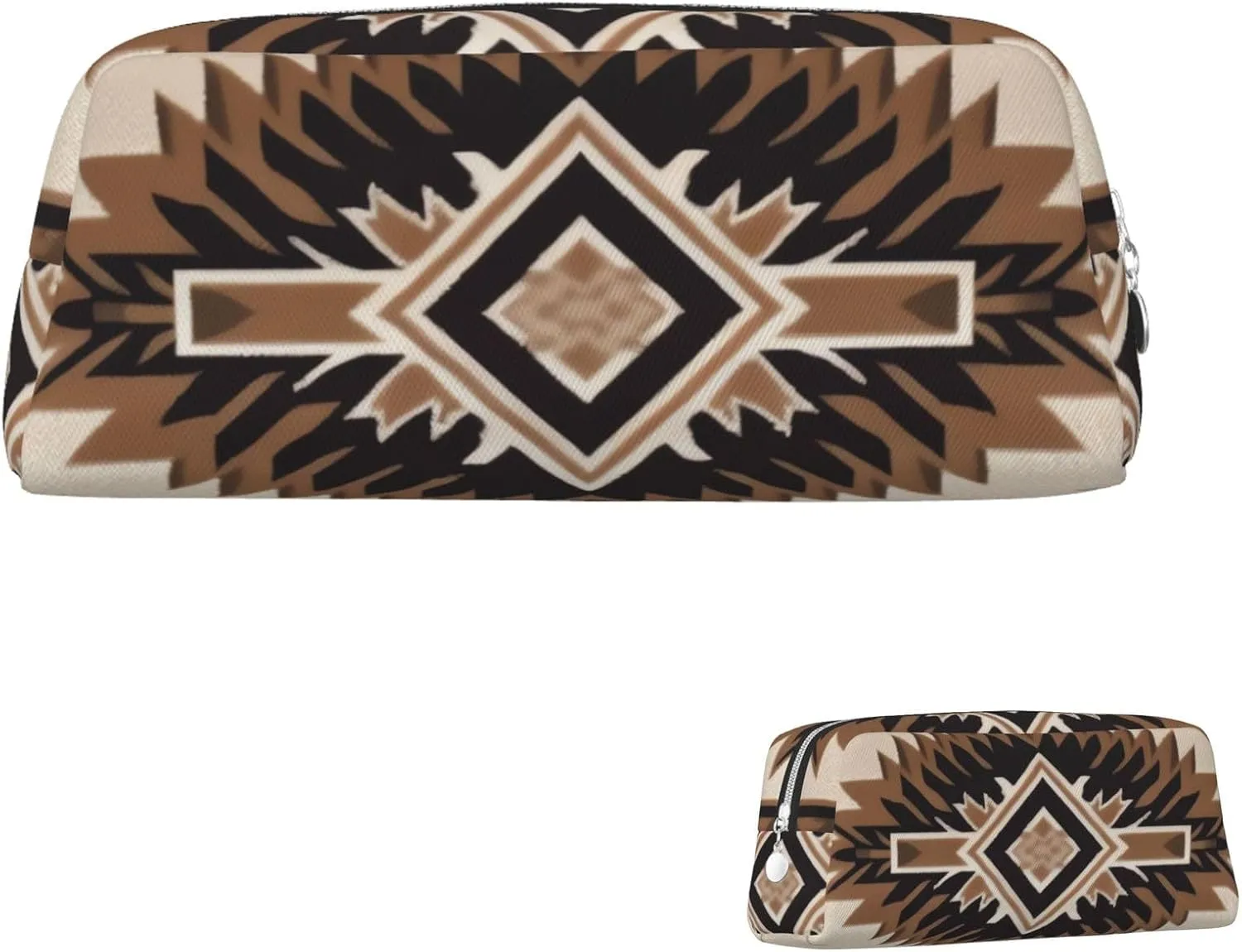 Native American Makeup Bag Travel Cosmetic Bag for Women Men Pencil Case Zipper Toiletry Bag Purse
