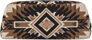 Native American Makeup Bag Travel Cosmetic Bag for Women Men Pencil Case Zipper Toiletry Bag Purse
