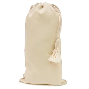 Natural Cotton Wine Bottle Bag