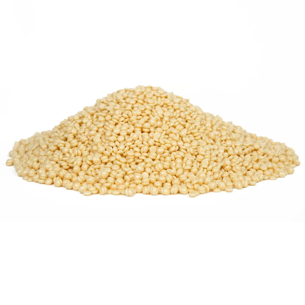 NaturaverdePro - KARITE FLEX HARD WAX BEADS - Made in Italy / Case = 35.27 oz. - 1,000 grams Bags X 4 Bags = 8.82 Lbs
