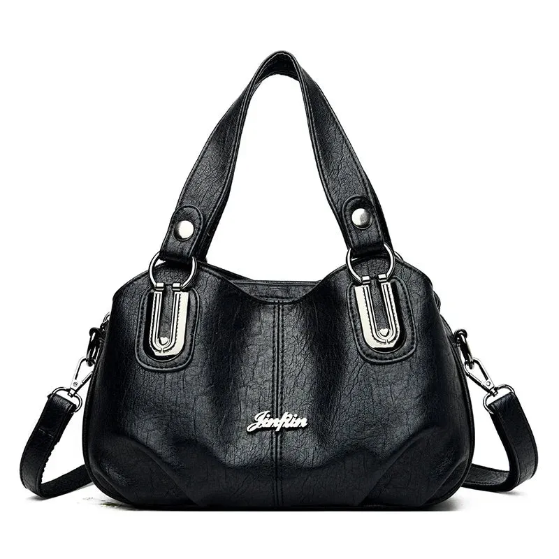 New Genuine Brand Leather Sac Luxury Handbags Purse Women Bags Designer Shoulder Crossbody Messenger Bags Female 2024 Waterproof Bag