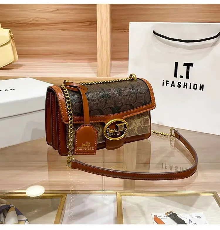 New minimalist and fashionable small handbag, high-end carriage crossbody bag