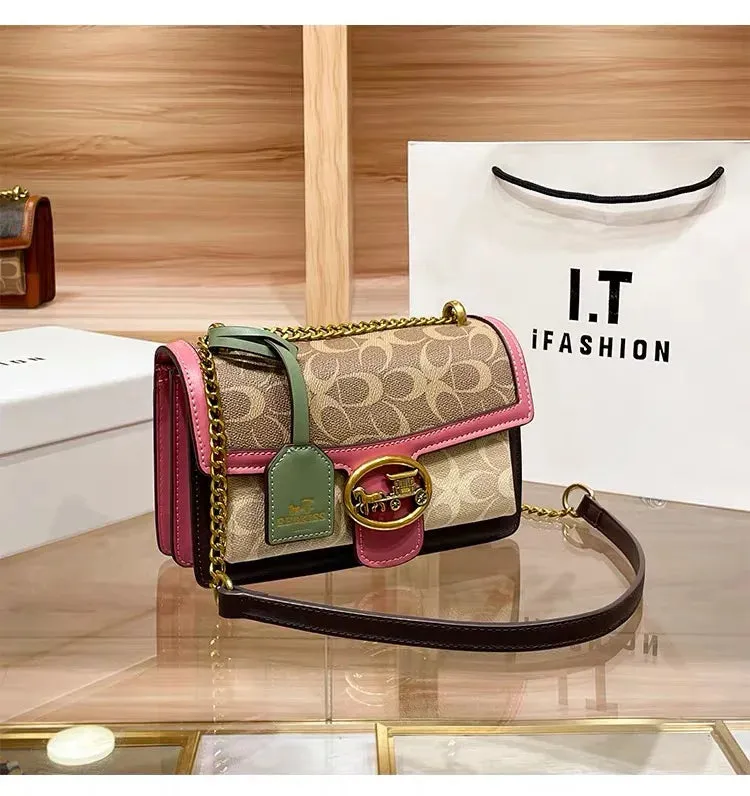 New minimalist and fashionable small handbag, high-end carriage crossbody bag