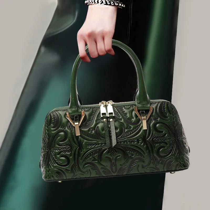 NEW WOMEN HANDBAGS GENUINE LEATHER FEMALE SHELL BAGS LUXURY FASHION LADIES SHOULDER BAGS VINTAGE CROSSBODY MESSENGER BAGS