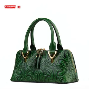 NEW WOMEN HANDBAGS GENUINE LEATHER FEMALE SHELL BAGS LUXURY FASHION LADIES SHOULDER BAGS VINTAGE CROSSBODY MESSENGER BAGS