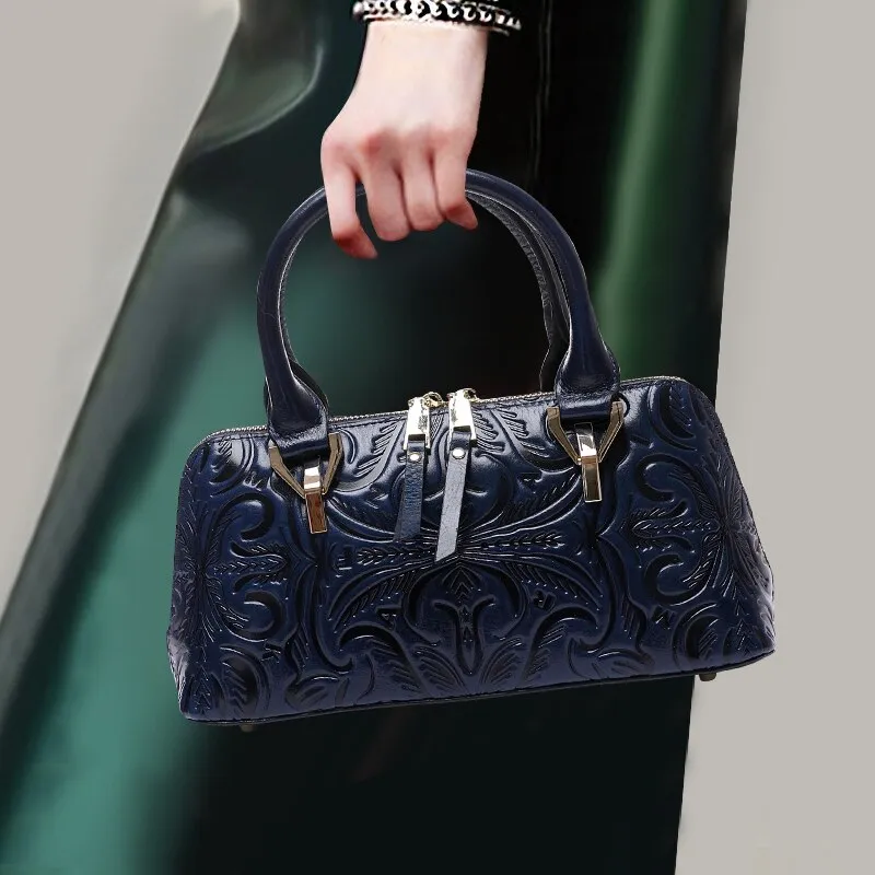 NEW WOMEN HANDBAGS GENUINE LEATHER FEMALE SHELL BAGS LUXURY FASHION LADIES SHOULDER BAGS VINTAGE CROSSBODY MESSENGER BAGS