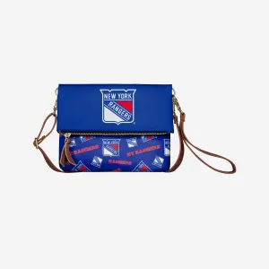 New York Rangers Printed Collection Foldover Tote Bag