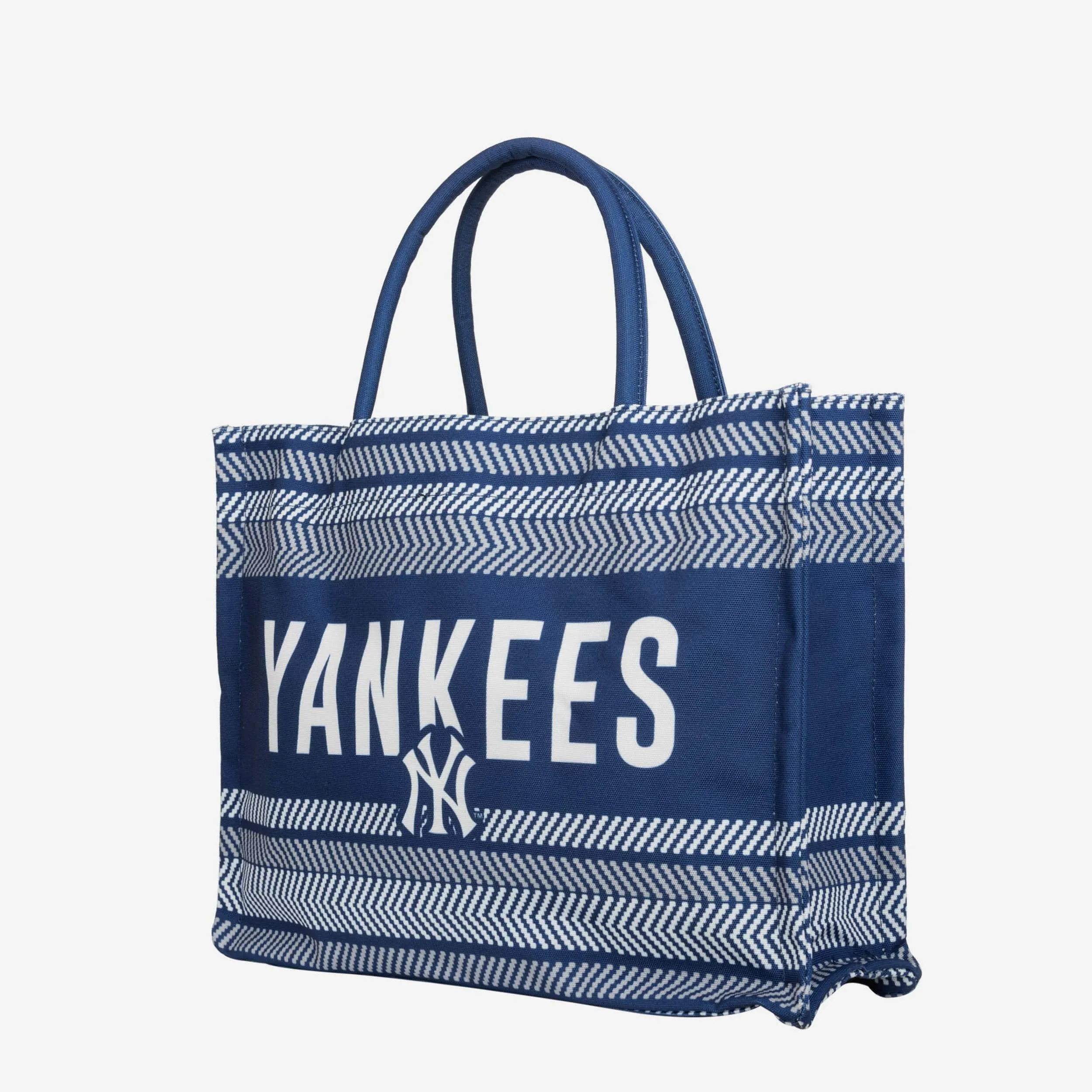 New York Yankees Stitch Pattern Canvas Tote Bag