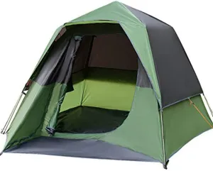 NIEH 6 Person Tent-Quick and Easy Camping Tent, Professional and Windproof Fabric, 3 Sides Ventilation Mesh Sn Ventilation Net, Double Layer, Lightweight and Carrying Bag