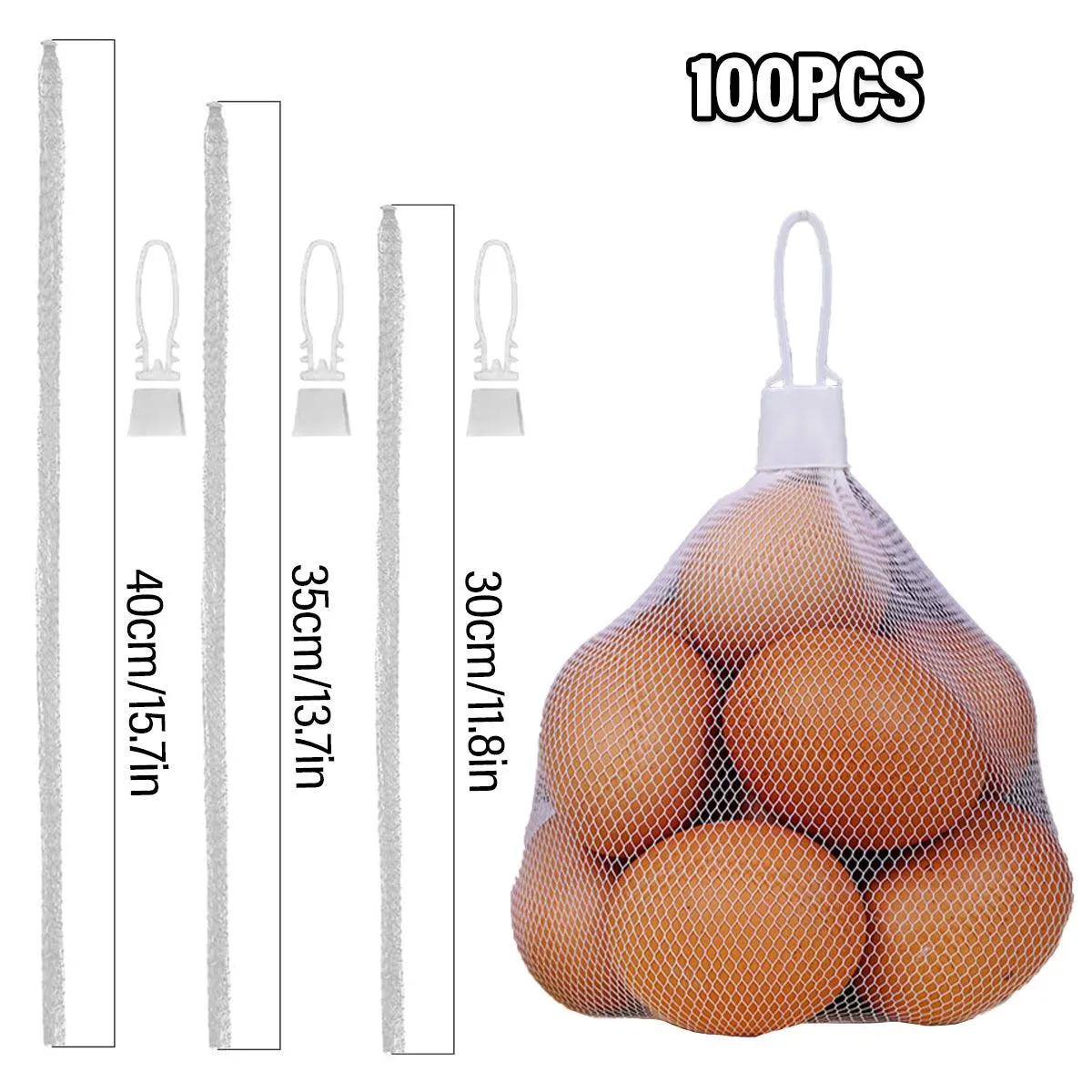 Nylon Mesh Bag Close Eye Plastic Mesh 100PCS