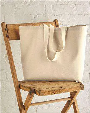 OAD Jumbo Gusseted Canvas Tote Bag - OAD108